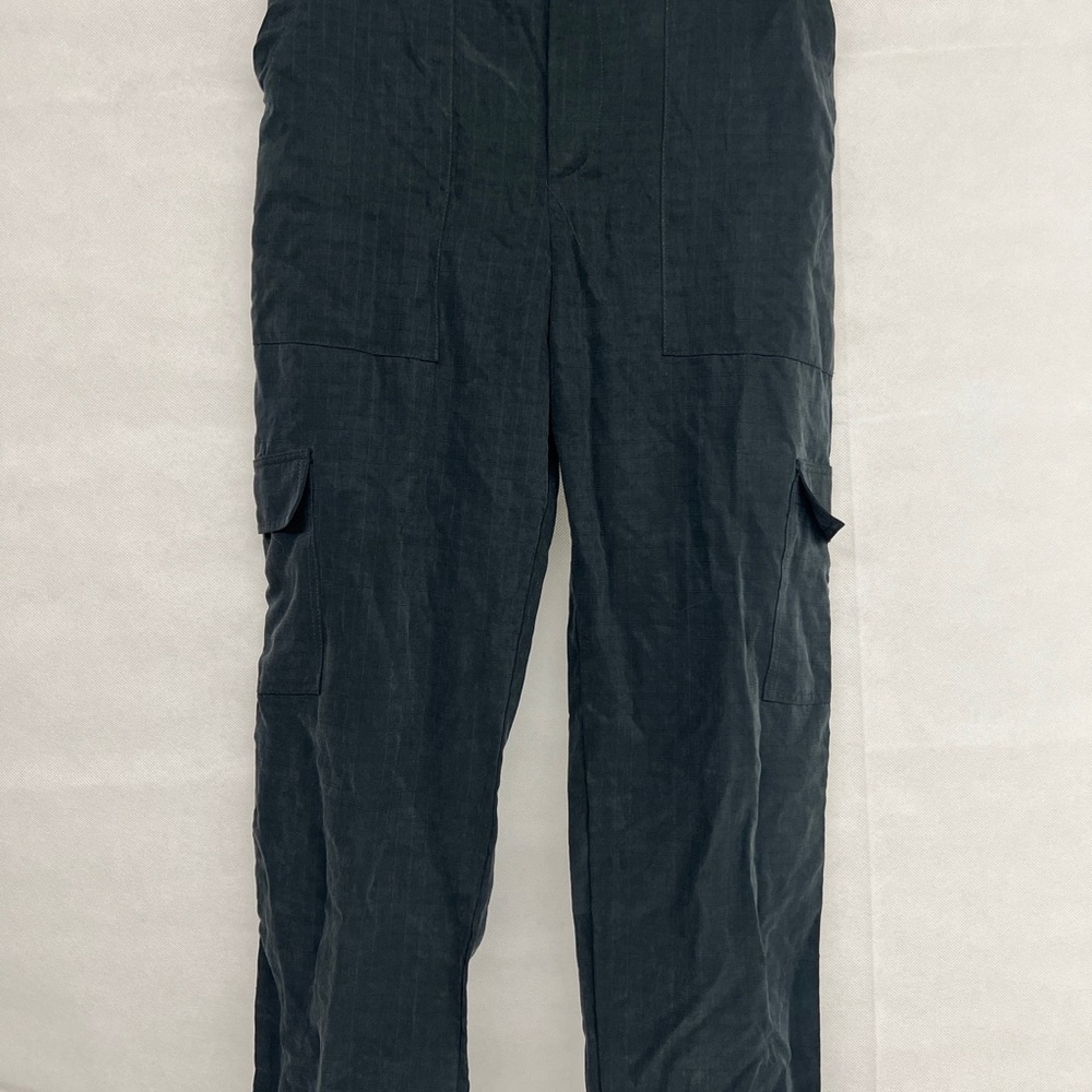 new Loose trouser Anthropologie Amadi Black Walker Taper High Rise - Picture 7 of 9